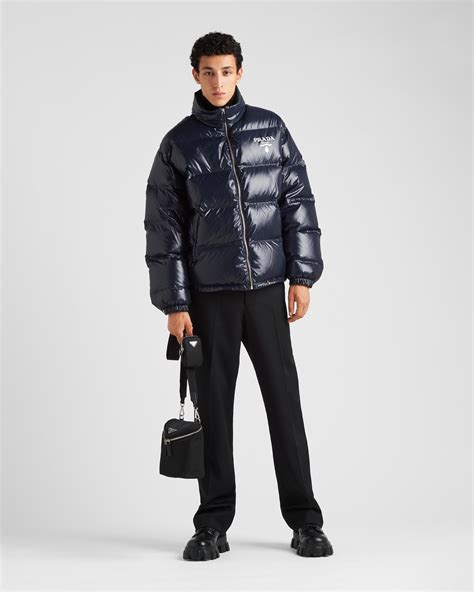 prada neopren jacke|prada re nylon down jacket.